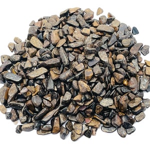 Bronzite Chips – Gemstone Chips – Crystal Semi Tumbled Chips - Bulk Crystal - 5-7mm - CP1219