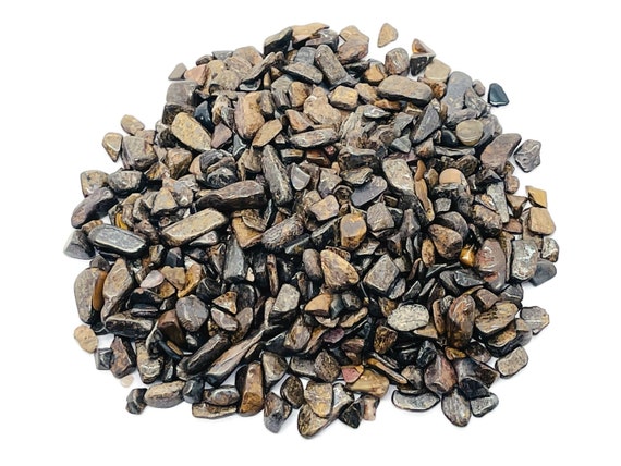 Bronzite Chips – Gemstone Chips – Crystal Semi Tumbled Chips - Bulk Crystal - 5-7mm - CP1219