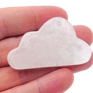 Bergkristall Wolke - Bergkristall Schnitzerei - Bergkristall wölkig - Süßes Geschenk - CL1002