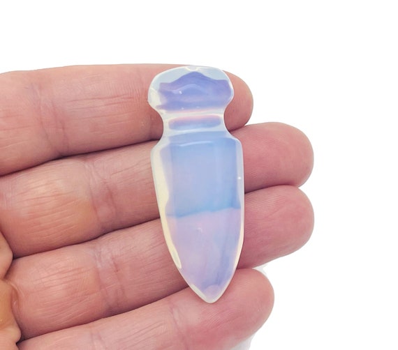 Opalite Mini Sword Dagger Gemstone - Sword Carved Crystal - Crystal Energy - Mineral specimen - Crystal Gifts - SW1009