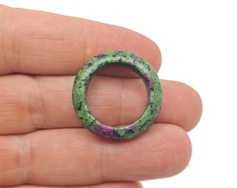 Rubin Zoisit Ring - Kristall Ring - Natürlicher Rubin Zoisit Ring - Schmuckherstellung Zubehör - Geschenk für Sie - RI1038