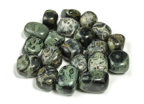 Kambaba Jasper Tumbled Stone – Natural Kambaba Jasper Stone – Reiki Healing Crystal charm – Chakra Alignment Stone –TU1104