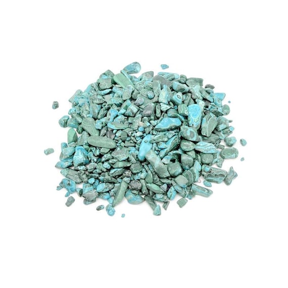 Chrysocolla with Malachite Chips – Gemstone Chip – Semi Tumbled Chips - Bulk Crystal - 2-6mm  - CP1246