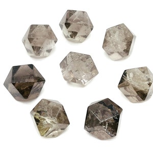 Smoky Quartz Polyhedron Crystal - Crystal Polyhedron Carving  - Polished Polyhedron - 2cm - PL1002