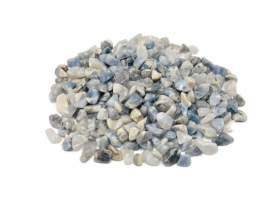 Blue Opal Chips – Gemstone Chips – Crystal Semi Tumbled Chips - Bulk Crystal - 7-9mm - CP1239