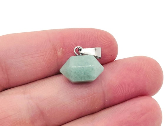 Aventurine Point Pendant - Crystal Pendant – Crystal Earring - Heling Gemstone - Jewelry Making Supplies - NC1168