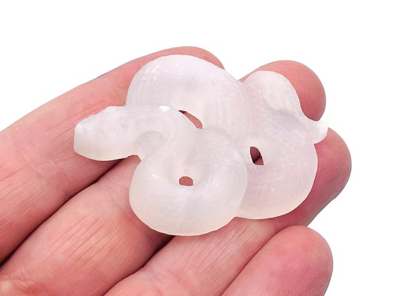 Selenite Snake Stone – Selenite Crystal – Selenite Carving – Natural Selenite Crystal Stone – CA1044