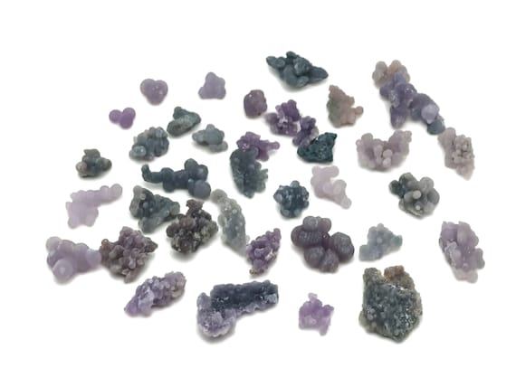 Mini Grape Agate Cluster - Grape Agate Specimen - Raw Grape Agate - Purple Grape Agate -FO1014