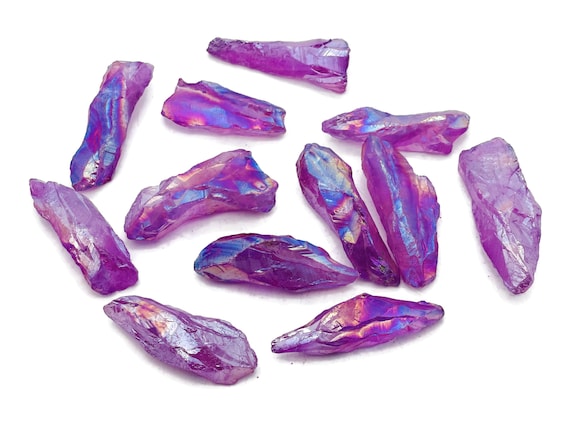 Purple Aura Quartz Point – Rough Purple Aura Quartz – Raw Crystal – Chunk Stones - RA1250