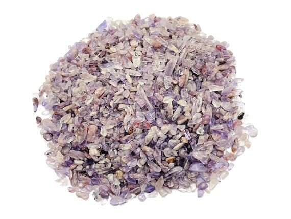 Auralite 23 Chips – Super 7 Gemstone Chips – Crystal Semi Tumbled Chips - Bulk Crystal - 2-6mm - CP1097