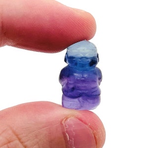 Fluorite Mini Crystal Carving – Fluorite Carved Gemstone – Healing Crystal – Best Quality - Home Decor - Gifts - CA1040