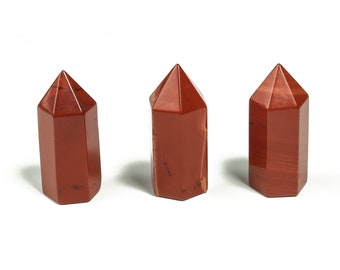 Roter Jaspis Obelisk Turm – Obelisk roter Jaspis – Kristallturm – Glücksedelstein – natürlicher roter Kristall – 3,5 cm – TW1092