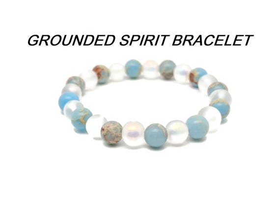 Grounded Spirit Gemstone Bracelet - Handmade Crystal Bracelet - Men&Women Stretchy Bracelet - Gift for Her - Choose Your Bracelet - YY1057