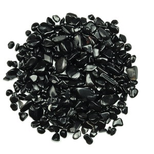 Obsidian Chips – Black Obsidian Chips Gemstone – Obsidian Stone - 7-15mm - CP1147