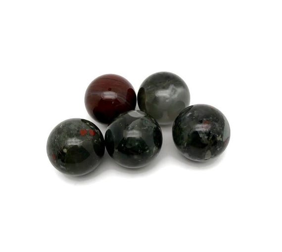 African Blood Jasper Natural Crystal Sphere – Healing Crystal Balls for Home – 25mm - SP1163