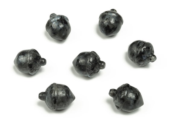 Larvikite Crystal Acorn - Acorn Carving - Crystal Carving - Healing Stone - Home Decor - 21mm - ACORN-5