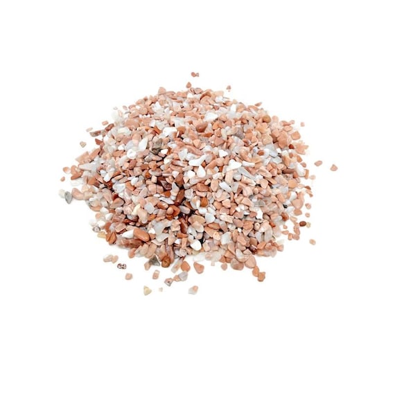 Pink Flower Agate Chips – Crystal Chips – Semi Tumbled Chips - Bulk Crystal - 2-6mm  - CP1273