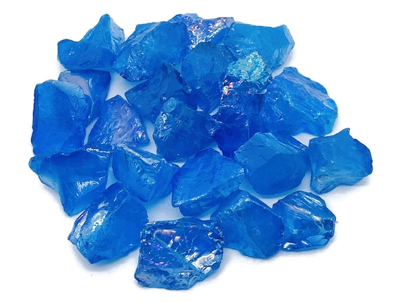 Dark Blue Aura Quartz – Rough Dark Blue Aura – Raw Crystal – Chunk Stones - Healing Crystal - RA1263