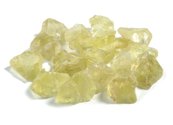 Lemon Citrine Quartz Raw Stone - Natural Lemon Quartz Rough Rocks – Raw Healing Lemon Quartz – RA1018