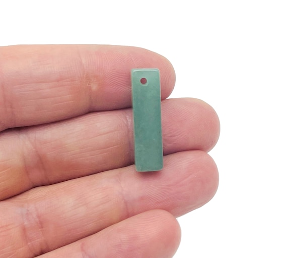 Aventurine Crystal Hole Pendant - Drilled Crystal Pendant - Natural Gemstone - Making Jewelry - Healing Stone - NC1562