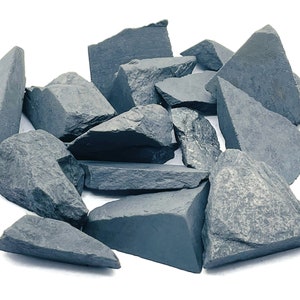 Shungite Raw Stone - Rough Shungite Chunk – Chakra Crystal – RA1098
