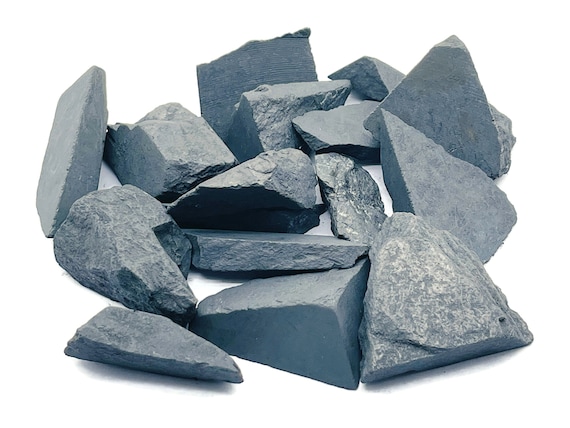 Shungite Raw Stone - Rough Shungite Chunk – Chakra Crystal – RA1098