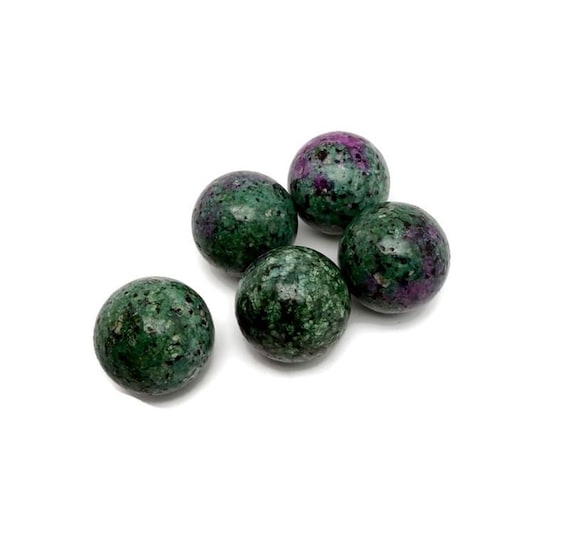 Ruby Zoisite Natural Crystal Sphere – Healing Crystal Balls for Home – 25mm - SP1172