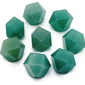 Aventurine Polyhedron Crystal - Crystal Polyhedron Carving - Polished Polyhedron -  2cm - PL1010