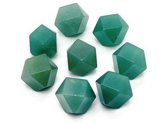 Aventurine Polyhedron Crystal - Crystal Polyhedron Carving - Polished Polyhedron -  2cm - PL1010
