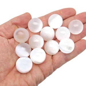 Selenite Sphere Gemstone – Crystal Sphere - Healing Stone – Crystal Ball – Crystal Décor – 20mm - SP1090