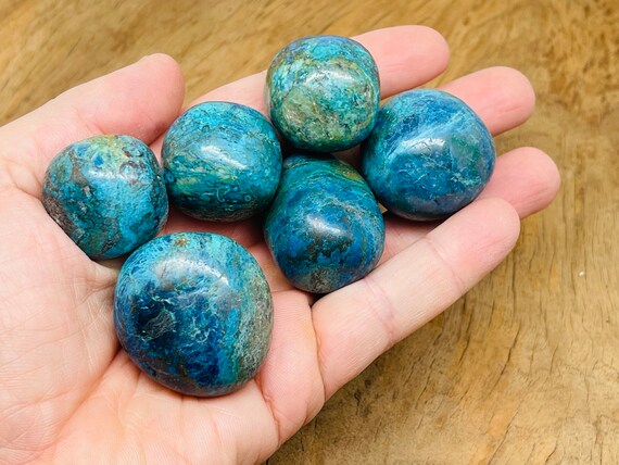 Azurite (tumbled) Azurite (tumbled)