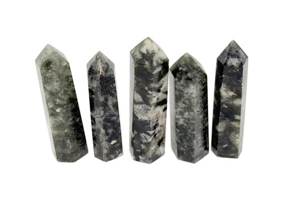 Green Lepidolite Obelisk Tower Stone - Gemstone Tower - Meditation Gemstone - Crystal Gifts - Home Crystal Decor - TW1157