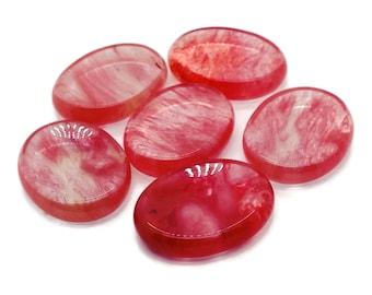 Cherry Quartz Worry Stone – Crystal Worry Stone – Pocket Stone – Healing Crystal - 4.5x3.5cm - WO1050