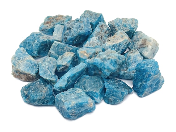 Blue Apatite Raw Stone – Apatite Rough Gemstone –Rough Apatite Raw Crystal – Blue Apatite Raw Stone – Natural Apatite Stone – RA1026