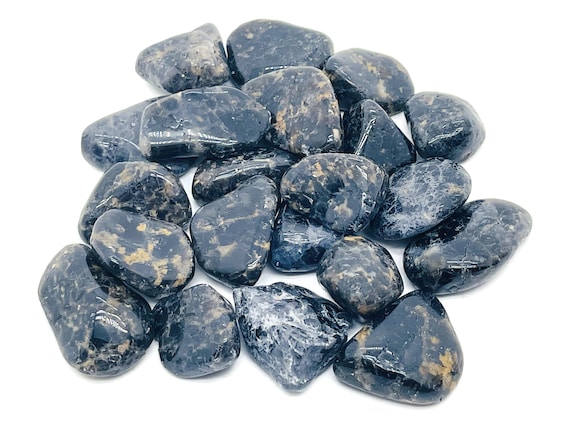 Iolite Tumbled Stone – Iolite Crystal - Genuine Polished – TU1200