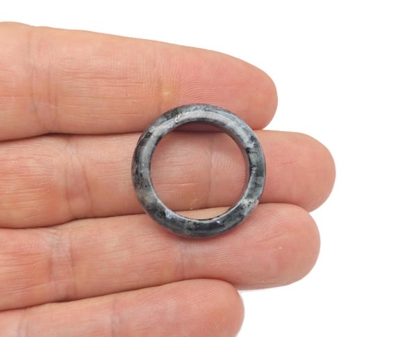 Larvikite Ring - Crystal Ring – Natural Larvikite Ring - Jewelry Making Supplies - Gift For Her - RI1036