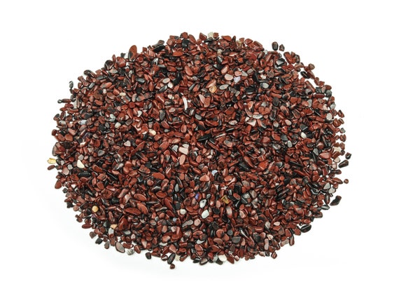 Mahogany Obsidian Chips – Gemstone Chips – Crystal Semi Tumbled Chips - Bulk Crystal - 2-6mm  - CP1072