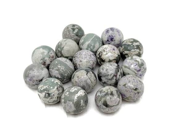 Peace Jade Sphere Gemstone – Crystal Sphere - Healing Stone – Crystal Ball – Crystal Décor – 20mm - SP1137