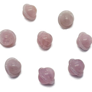 Rose Quartz Saturn Crystal - Mini Planet Gemstone - Crystal Carving - 18mm - SA1005