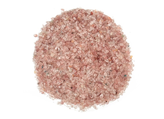 Strawberry Quartz Chips – Strawberry Quartz Crystal Pebble – Quartz Crystal Decor 2-6mm – CP1005