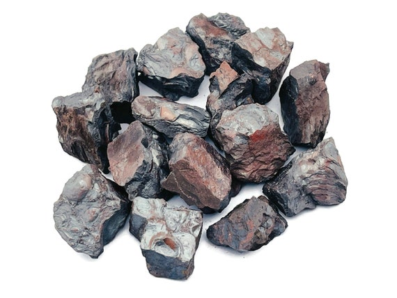 Hematite Stone Raw – Rough Hematite Stone - Natural Stone - Chunk Gemstone - Healing Crystal - RA1215