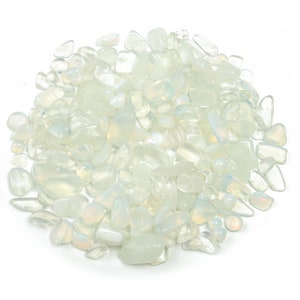Chips de Opalita – Chips de Piedras Preciosas – Chips Semi Tumbled de Cristal - Cristal a Granel - 7-15mm - CP1039