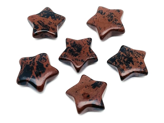 Mahogany Obsidian Star Gemstone - Star Gemstone – Healing Stone - Natural Star Gemstone - Star Gemstone - 3cm - ST1064