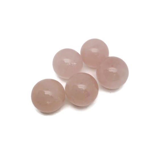 Rose Quartz Natural Crystal Sphere – Healing Crystal Balls for Home – 25mm - SP1165