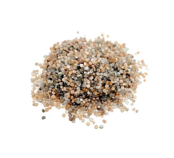 Black Sunstone Chips – Crystal Chips – Semi Tumbled Chips - Bulk Crystal - 2-6mm  - CP1270