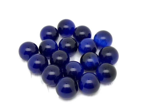 Sapphire Blue Cats Eye Sphere Gemstone – Crystal Sphere - Healing Stone – Crystal Ball – Crystal Décor – 20mm - SP1146