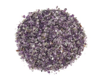 Jetons d'améthyste - Jetons de pierre violette - Jetons de cristal de guérison - Jetons de pierre 2-6 mm - CP1008