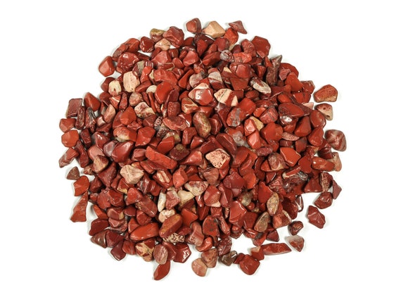 Red Jasper Chips - Red Jasper Gemstone Chips – Red Jasper Stones – Reiki Chakra Crystals - Healing Crystal Chips - 7-15mm - CP1024