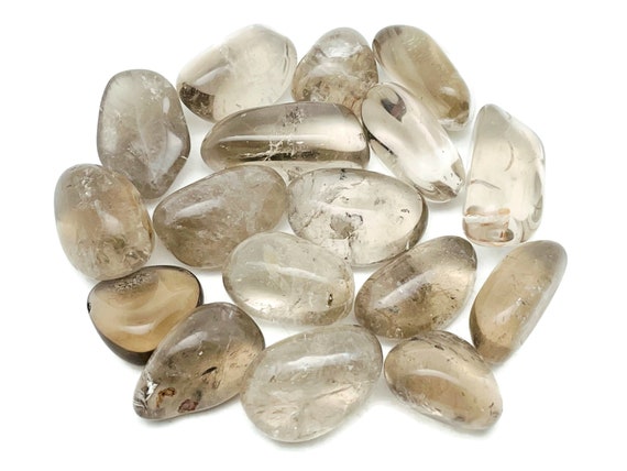 Smoky Quartz Tumbled Stone – Natural Smoky Quartz Stones – Smoky Crystal Charm – A++ Quality Healing Crystal – TU1218