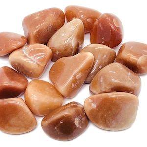 Red Aventurine Tumbled Stone – Crystal Aventurine – Healing Stone - TU1179